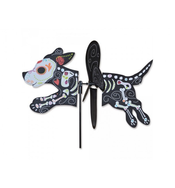 PETITE SPINNER - DAY OF THE DEAD DOG PETITE SPINNER - DAY OF THE DEAD DOG